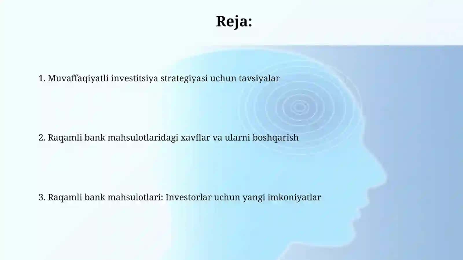 Investorlar uchun raqamli bank mahsulotlari yangi imkoniyatlar va xatarlar 2