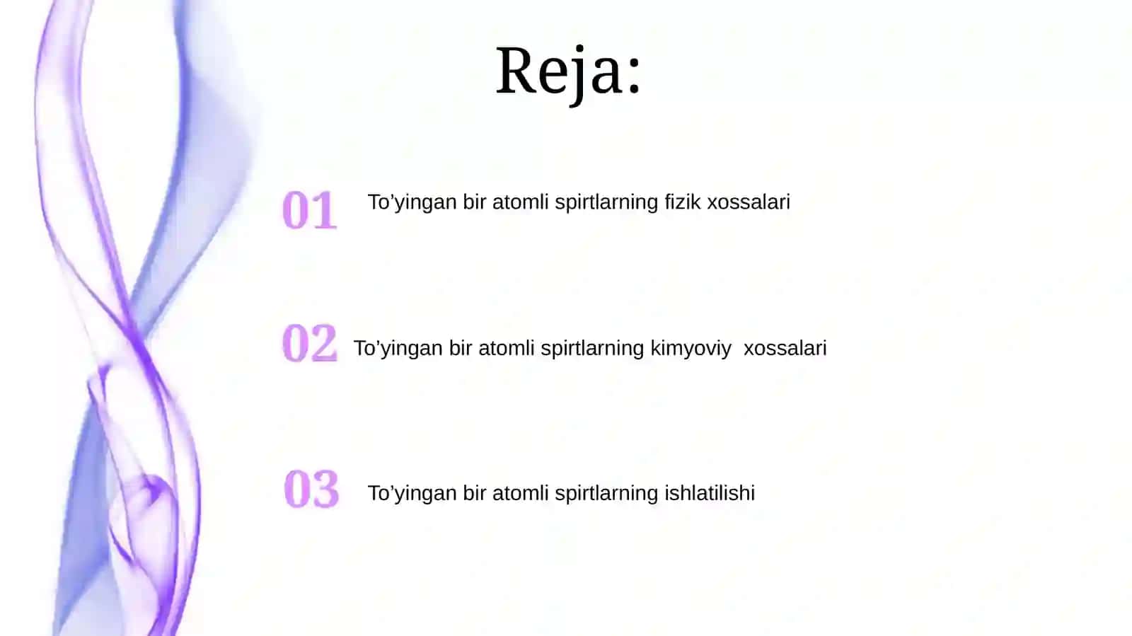 To’yingan bir atomli spirtlar 2