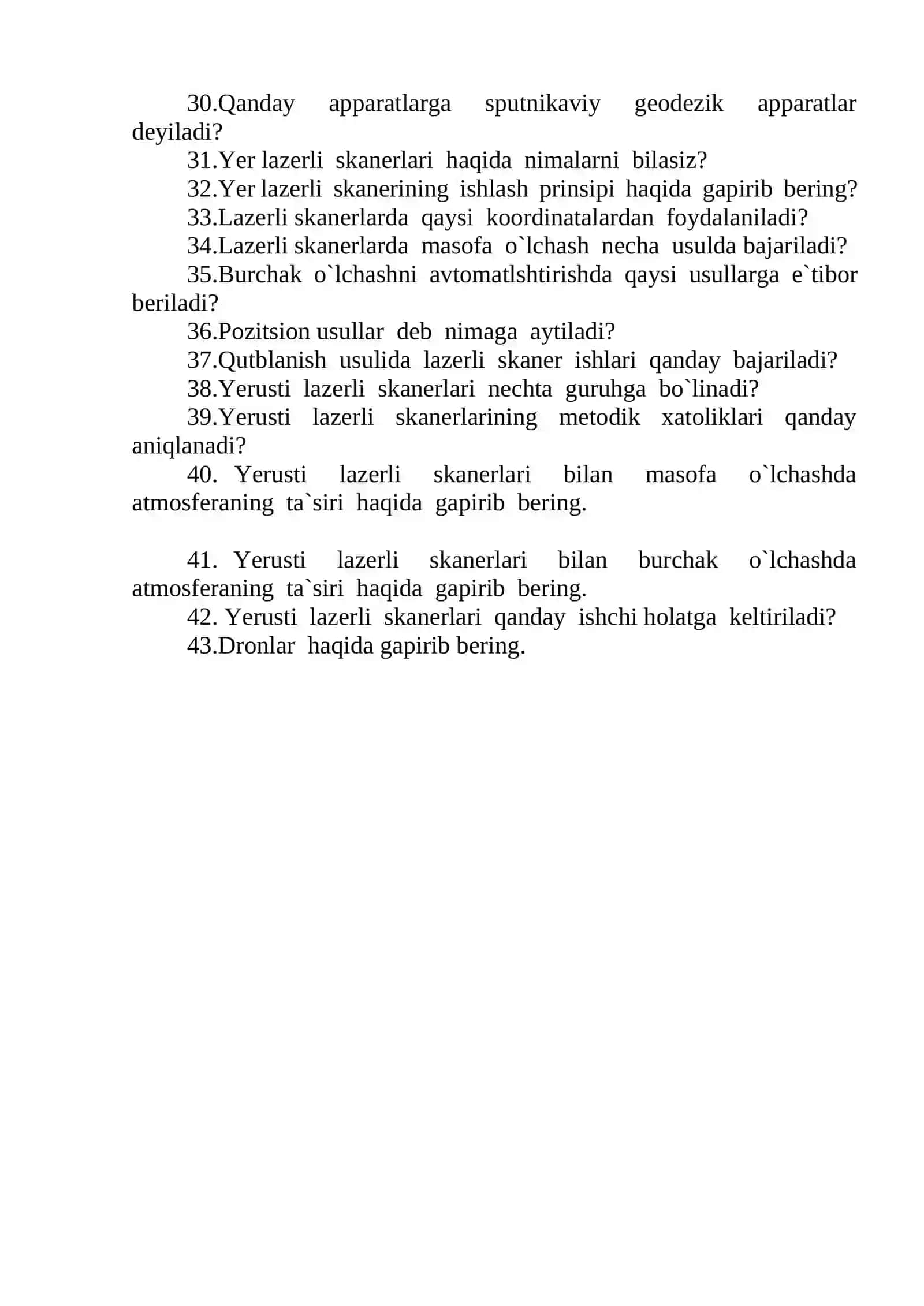 Zamonaviy geodezik asboblar 2