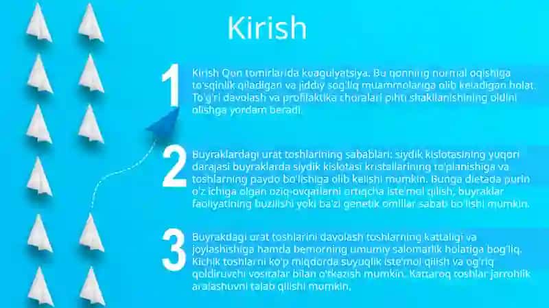 Urat Toshlarini Hosil Bo'Lishi Va Davolash Yo'Llari 2
