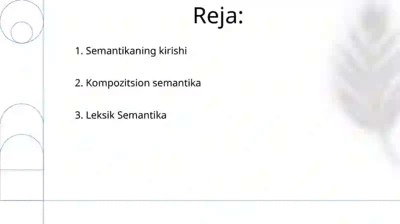 Sema va uning turlari.Sema va uning xususiyatlari 2