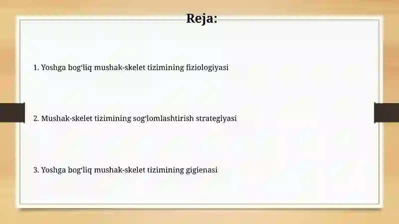 Ayiruv tizimining yoshga oid fiziologiyasi va gigiyenasi 2