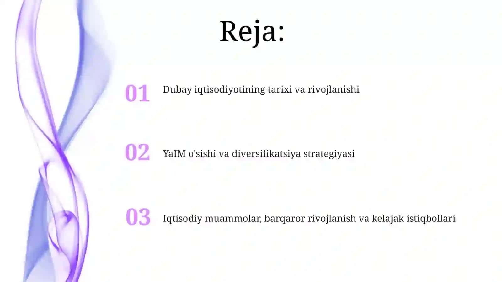 Dubay iqtisodiyoti va yalpi ichki mahsuloti 2