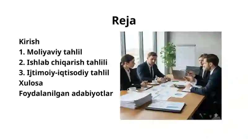 Iqtisodiy taxlilning turlari 2