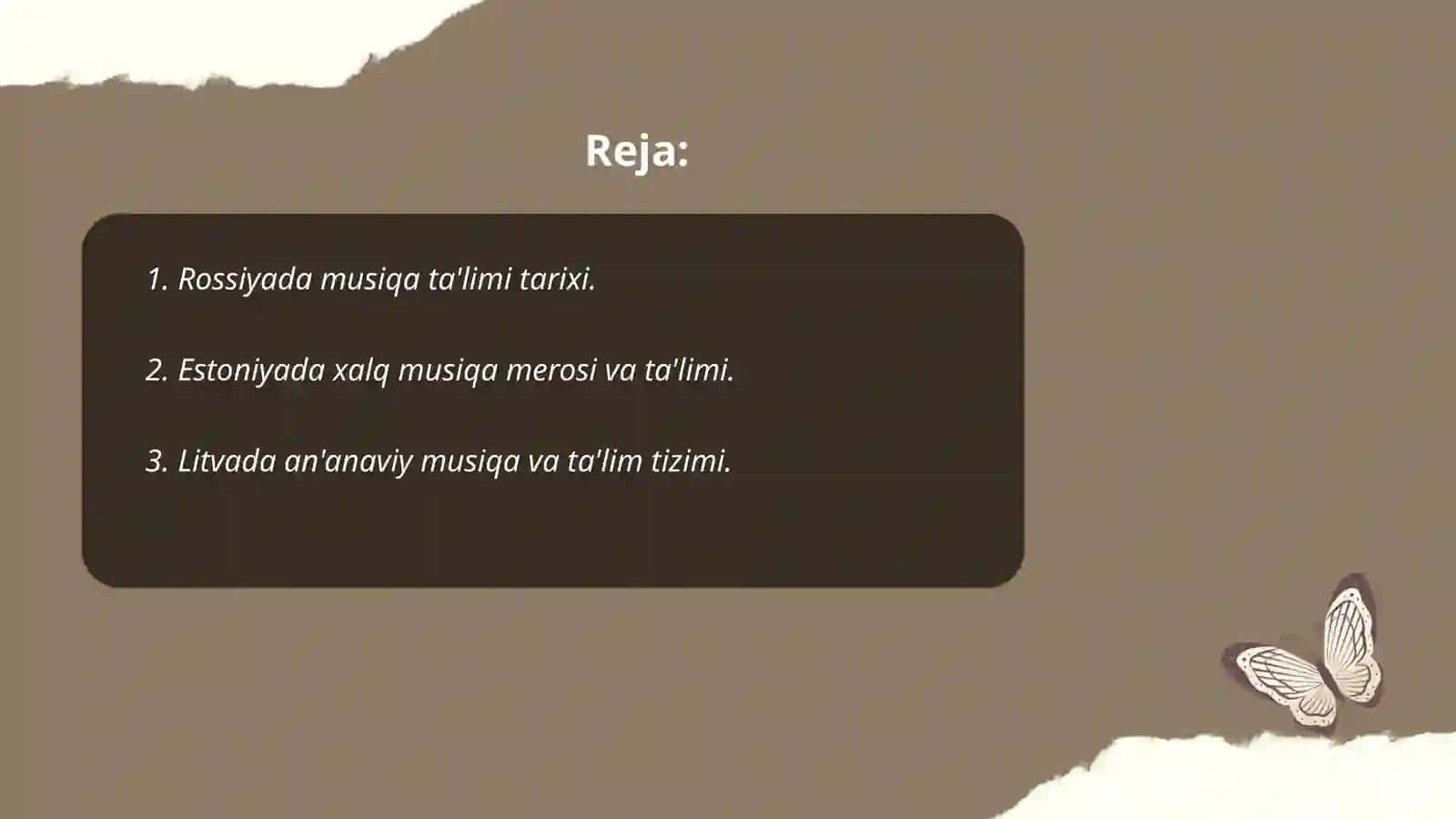 Rossiyada musiqa ta'limi tarixi 2