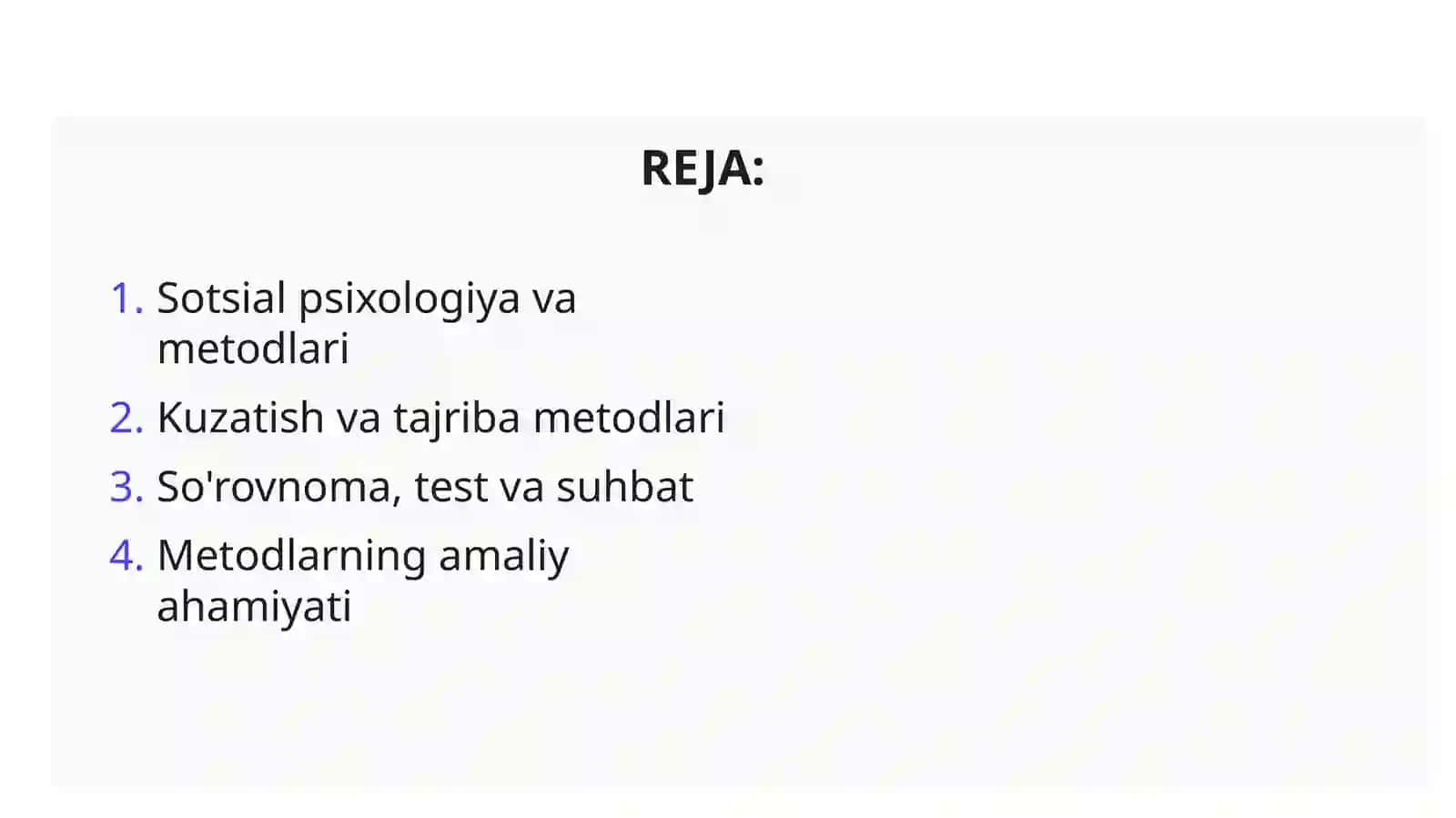 Sotsiаl Psixologiyada Foydalaniladigan Metodlarning O'ziga Xosligi 2