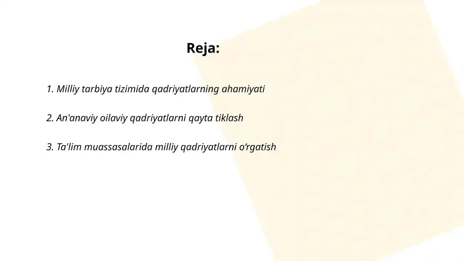 Milliy tarbiyaviy qadriyatlarni tiklanishi va zamonaviylashuvi 2