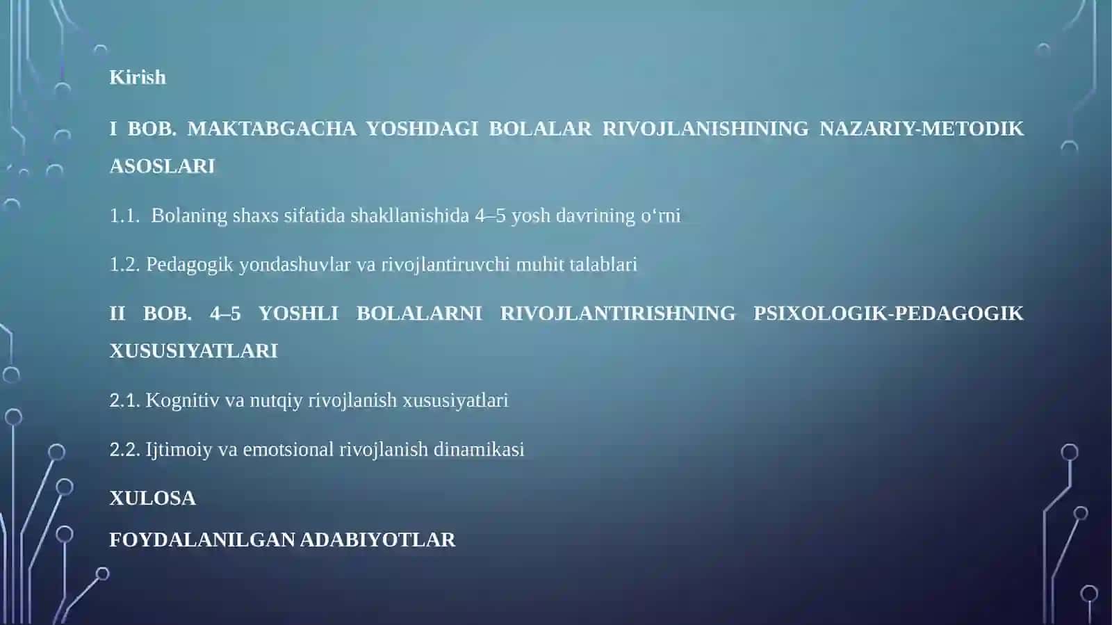 4-5 yoshli bolalarning rivojlanish xususiyatlari 2