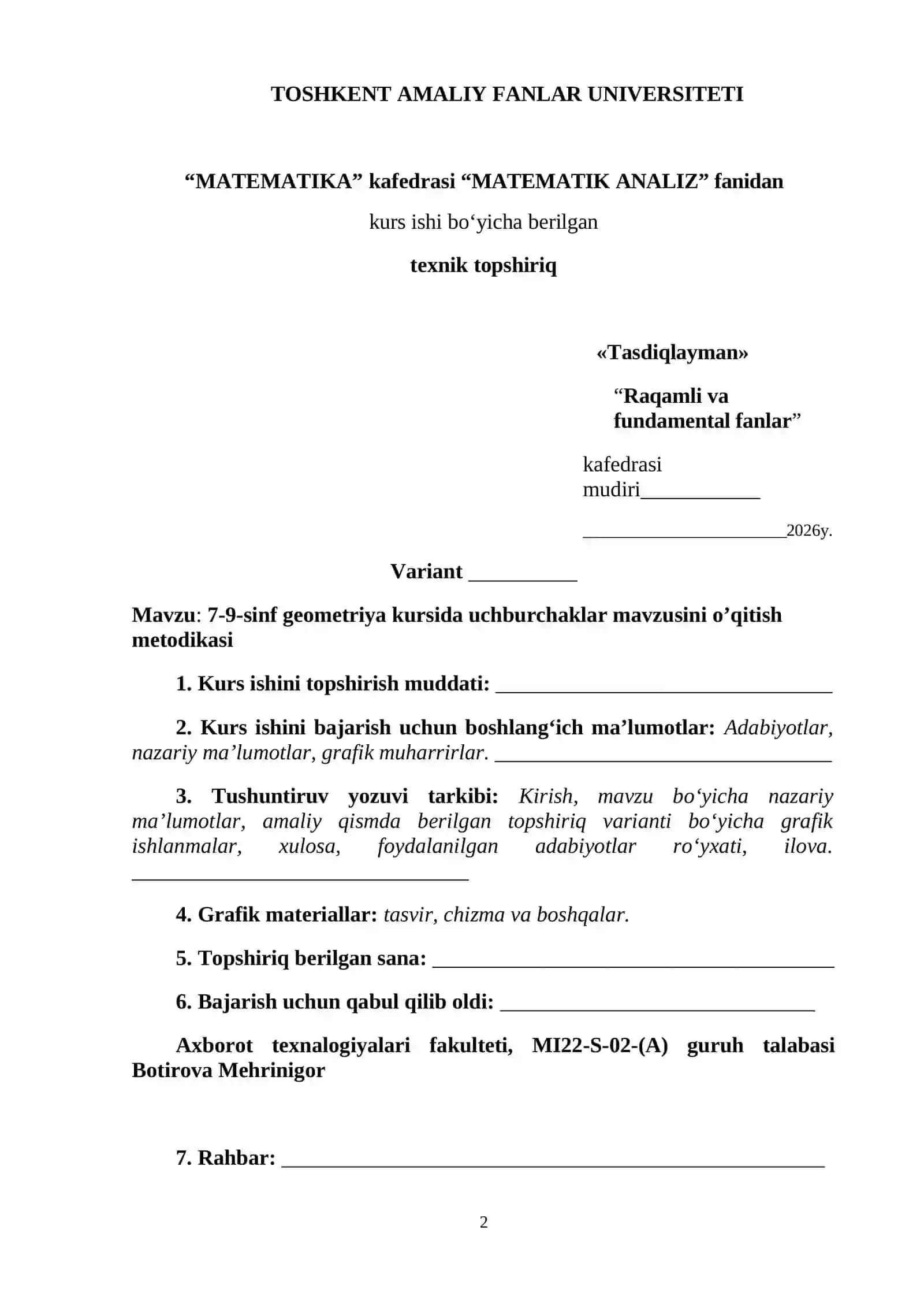 7-9-sinf geometriya kursida uchburchaklar mavzusini o’qitish metodikasi 2