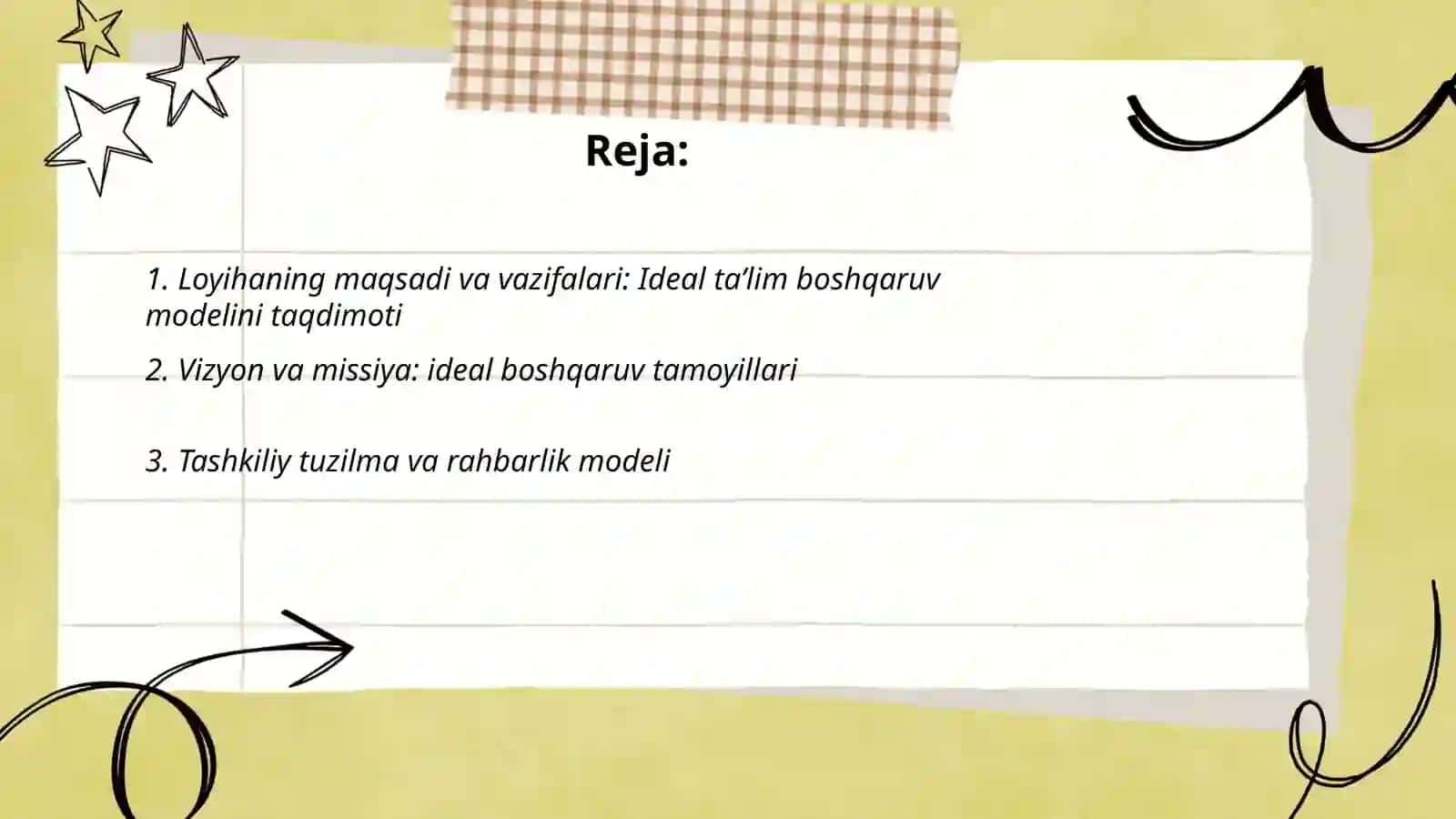 Ideal ta’lim boshqaruv modeli 2