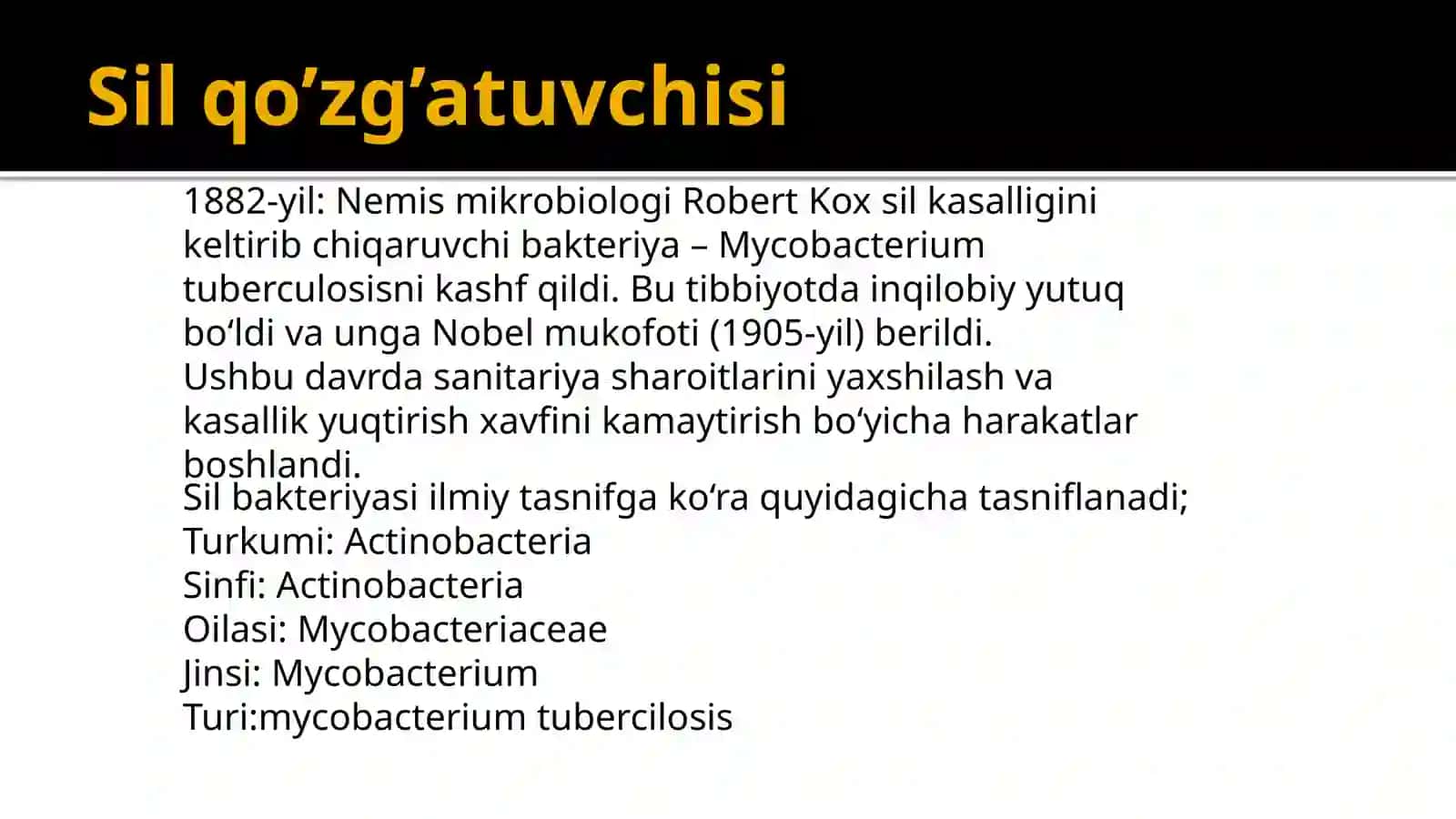 Havo tomchi yuqumli kasalliklari qo'zg'atuvchilari: sil, bo'g'ma, ko'k yotal 2