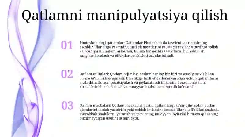 Adobe Photoshop Dasturida Loyihalar Yaratish Texnalogiyalari 2