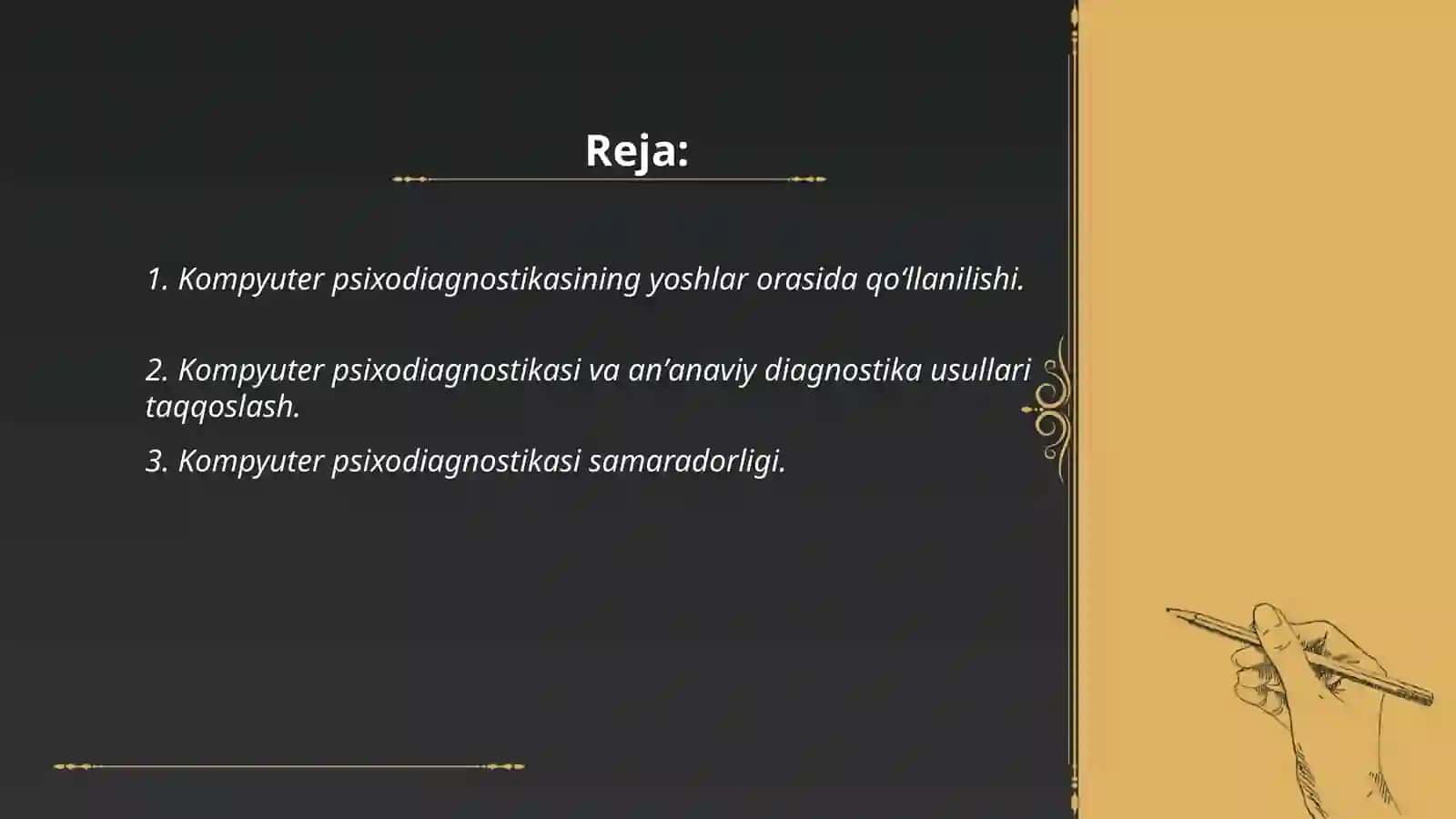 Kompyuter psixodiagnostikasining yutuq va kamchiliklari 2