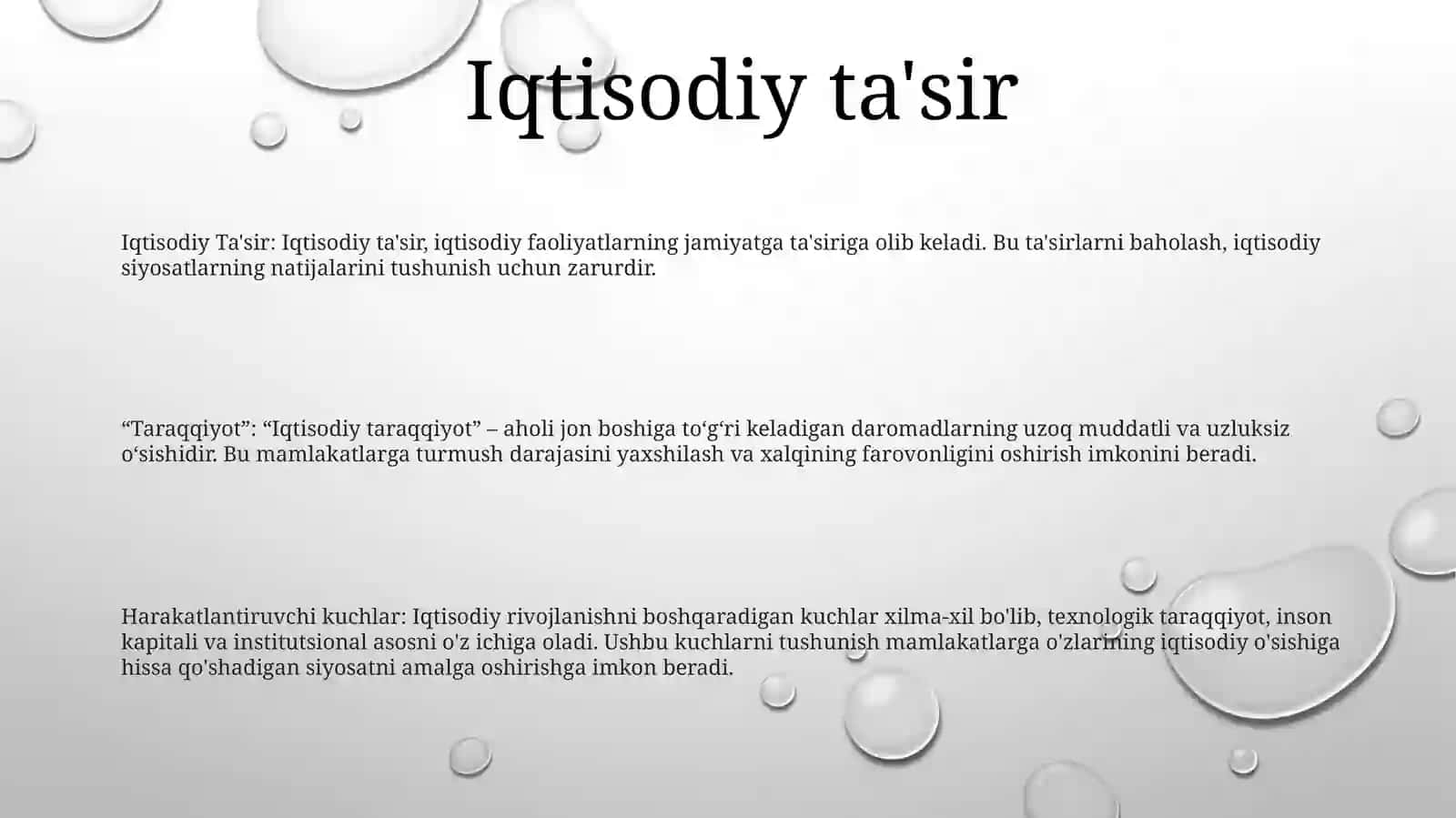 Iqtisodiy Taraqqiyot Va Uni Harakatlantiruvchi Kuchlar 2