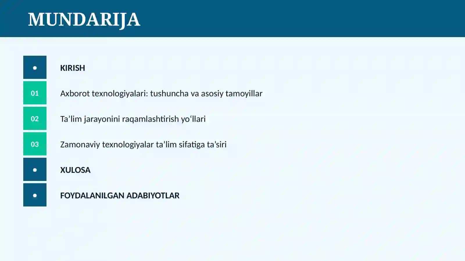 TA’LIMDA ZAMONAVIY AXBOROT TEXNOLOGIYALARI YANGI IMKONIYATLAR 2