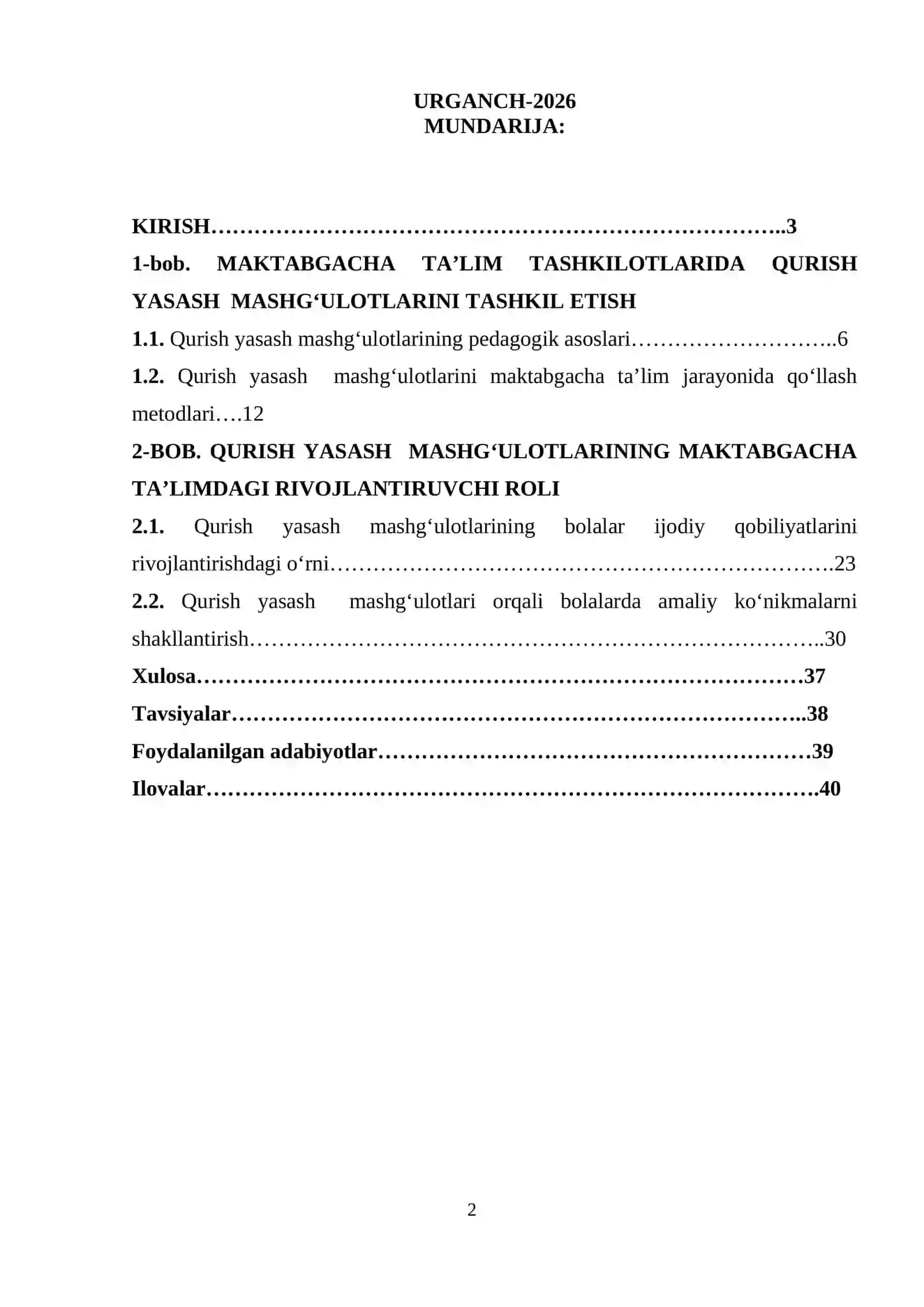 BOLA SHAXSINI SHAKLLANISHIDA QURISH-YASASHNING AHAMIYATI 2