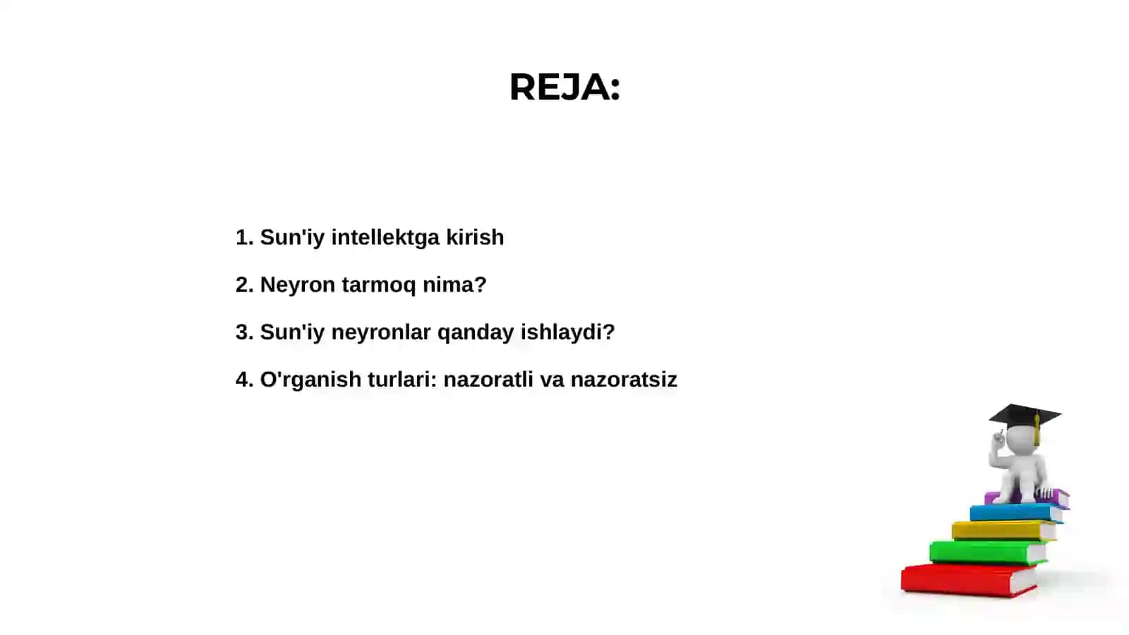 Sun'iy intellekt va neyron tarmoqlar 2