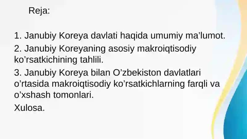 Janubiy Koreya davlati haqida umumiy ma’lumot 2