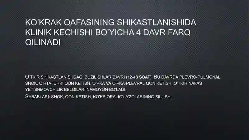 Ko'krak qafasida o'g'riq 2
