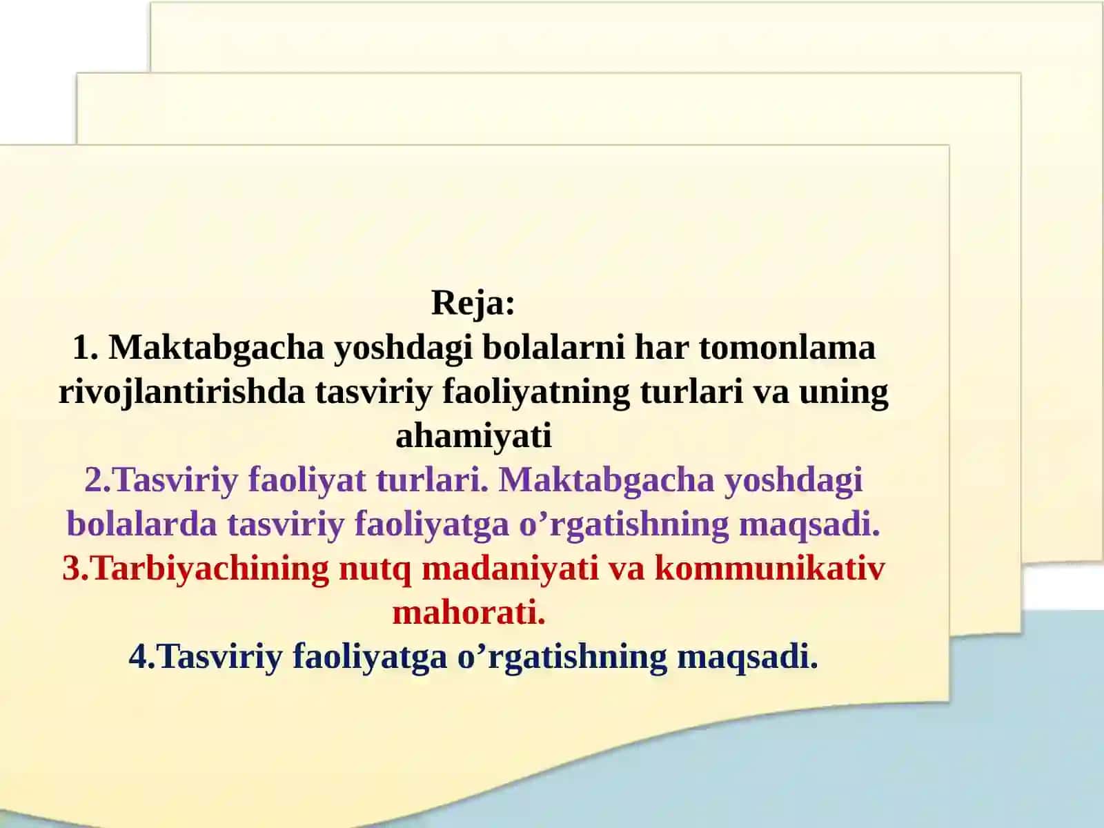 Maktabgacha yoshdagi bolalarni har tomonlama rivojlantirishda tasviriy faoliyatning turlari va uning ahamiyati 2