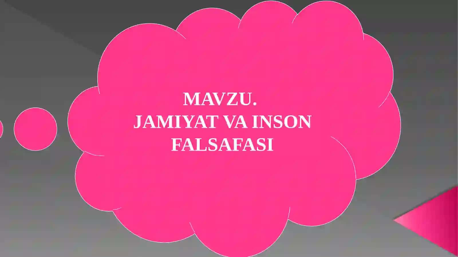 JAMIYAT VA INSON FALSAFASI 2