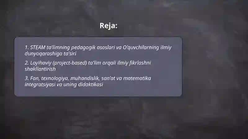 STEAM ta'lim 2