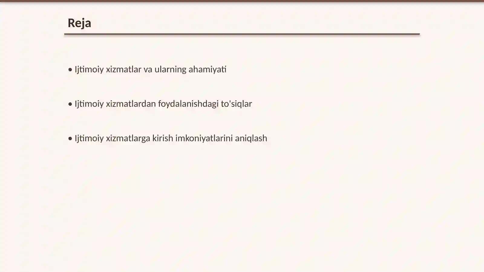 Ijtimoiy xizmatlardan foydalanish imkoniyatining cheklanganligi 2