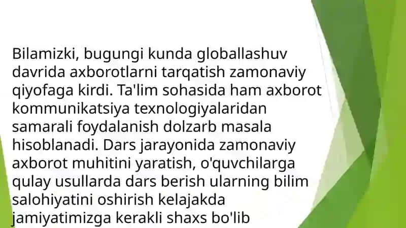 Boshlangʻich sinf oʻqituvchilari faoliyatida ijtimoiy tarmoqlardan foydalanish 2