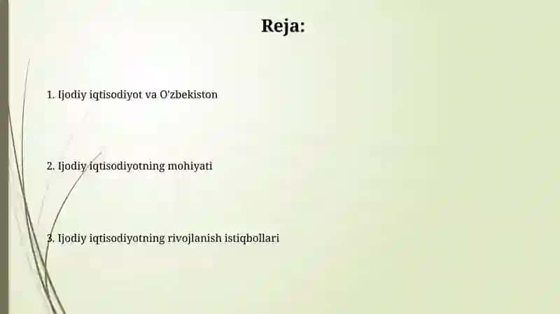 Ijodkorlik Iqtisodiyoti 2