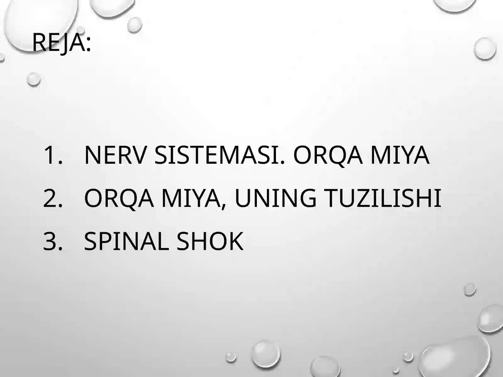 ORQA MIYANING REFLEKTOR VA O’TKAZUVCHI YO’L FAOLIYATI, TEKSHIRISH USULLARI 2