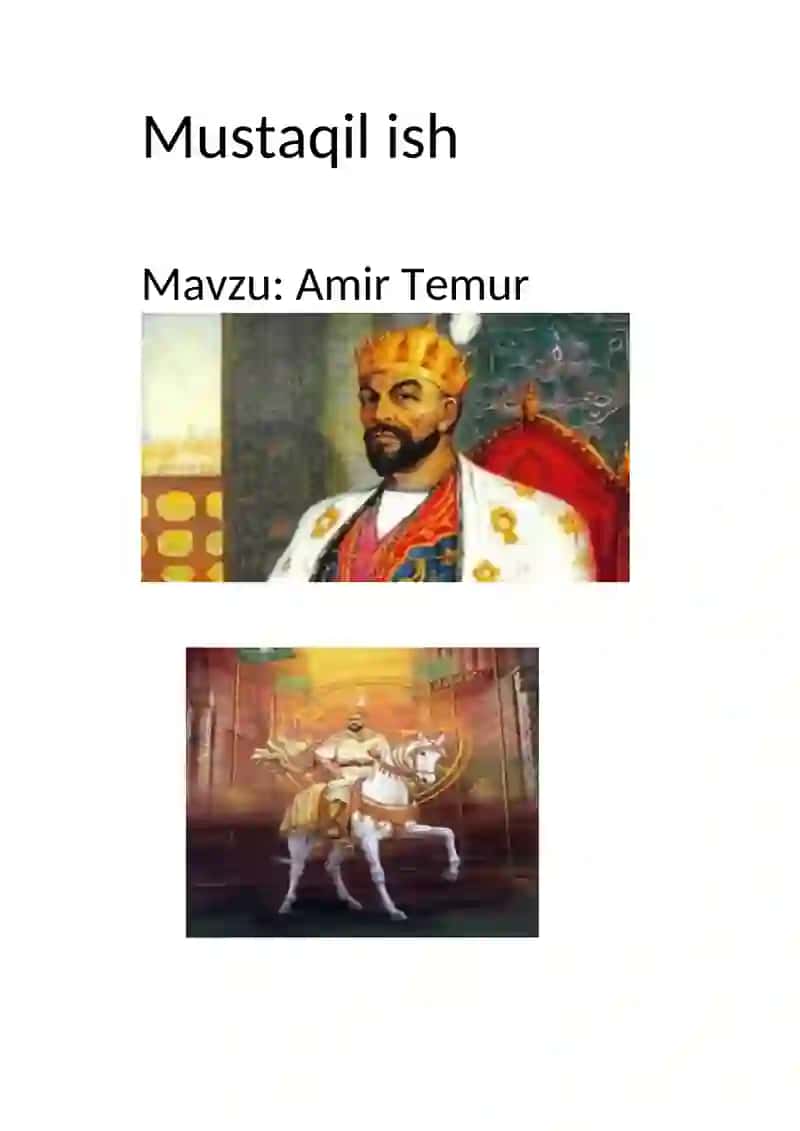 Amir Temur 2