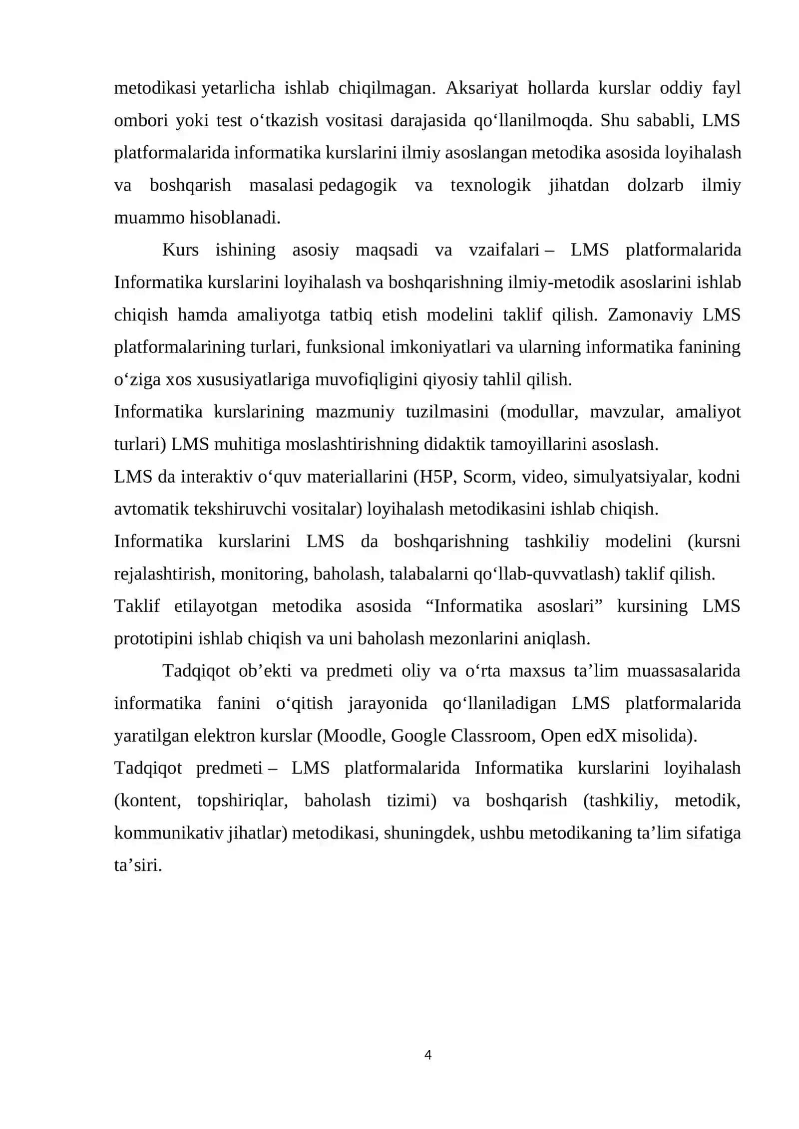 LMS platformalarining ahamiyati va ularning foydalanish jarayonlari 2
