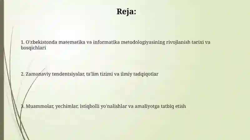 O'zbekistonda Matematika va Informatika Metodikasi 2