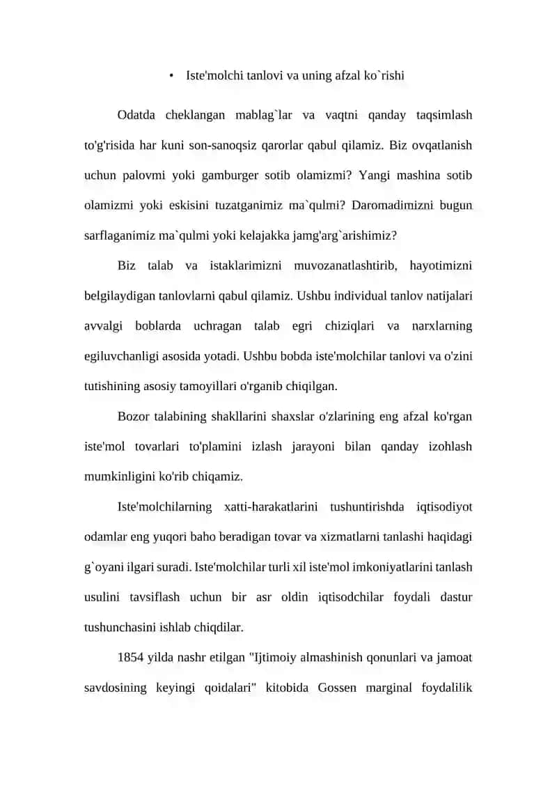Iste'molchilarning xatti-harakatlariga xulq-atvor yondashuvlari 2