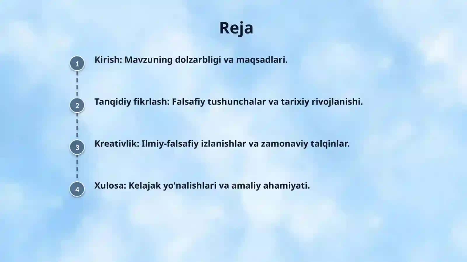 Tanqidiy fikrlash  va kreativlikning ilmiy falsafaviy asoslari. 2