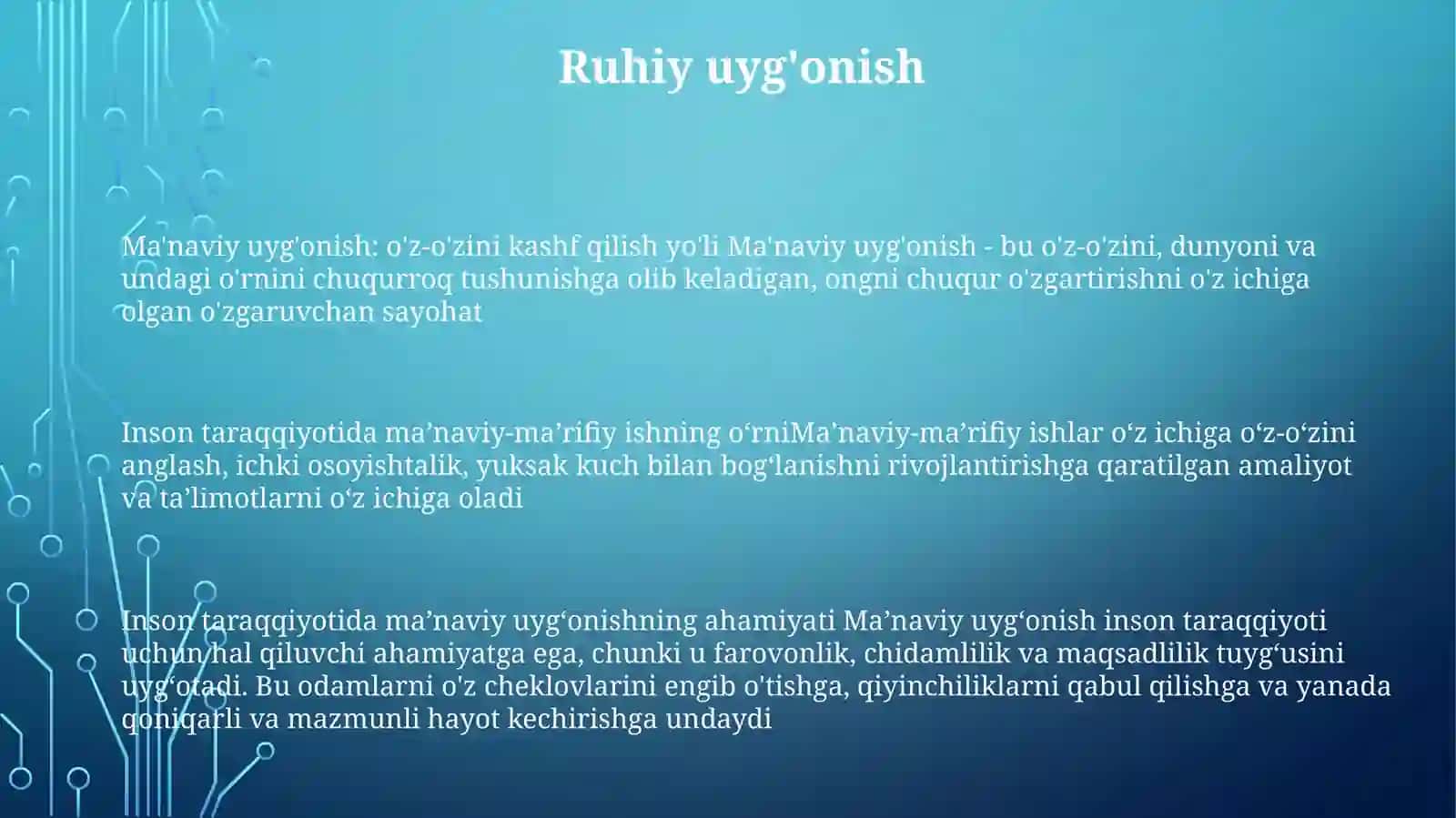 Jamiyatni Insonparvarlashtirishda Manaviy-Ma’Rifiy Ishlarning O‘Rni 2