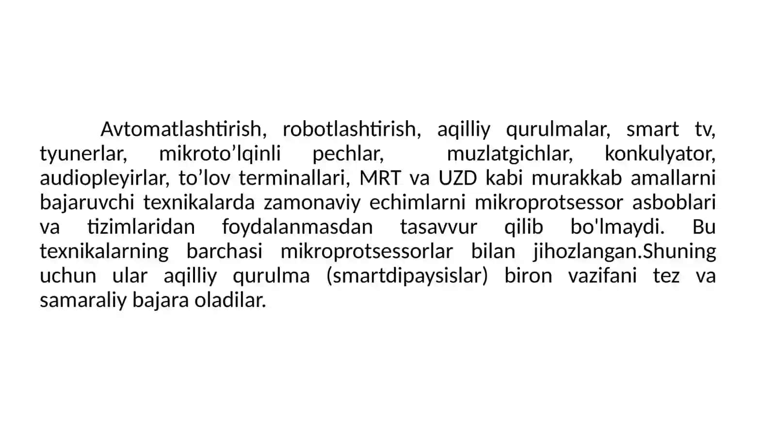 Кompyuterli va mikroprotsessorli tibbiyot  komplekslarining arxitekturasi 2