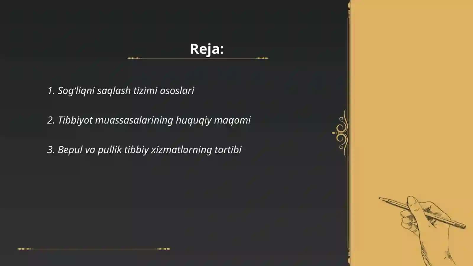 Konstitutsiyada sogʻliqni saqlashga oid muhim qoidalar 2