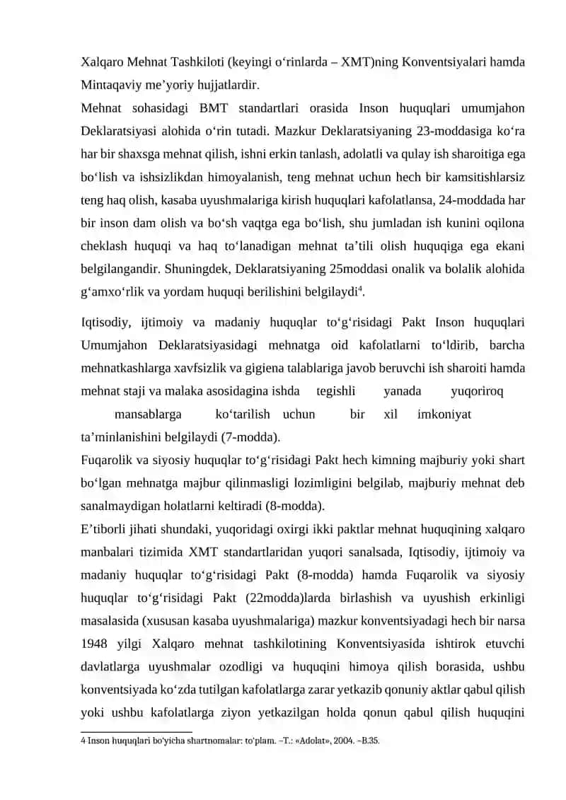 AYOLLARNI VA OILAVIY VAZIFALARNI BAJARISH BILAN MASHG‘UL SHAXSLARNING MEHNATINI HUQUQIY JIHATDAN TARTIBGA SOLISHNING O‘ZIGA XOS XUSUSIYATLARI 2