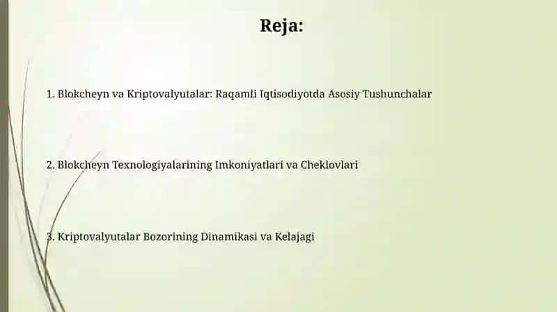 Blokcheyn va Kriptovalyutalar: Raqamli Iqtisodiyotda Asosiy Tushunchalar 2