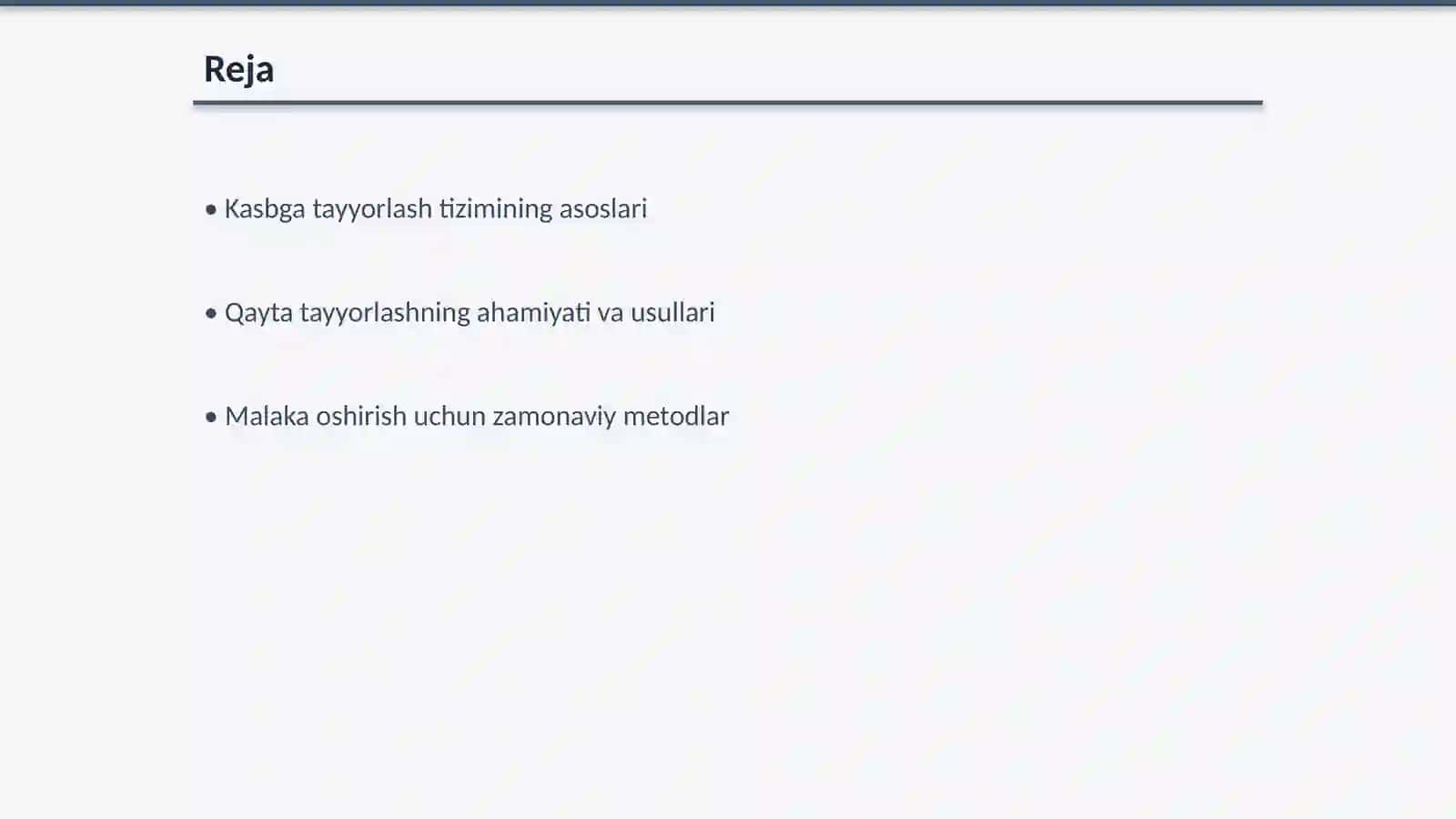 Hodimlarni kasbga tayyorlash l, qayta tayorlash va ularning malakasini oshirish 2