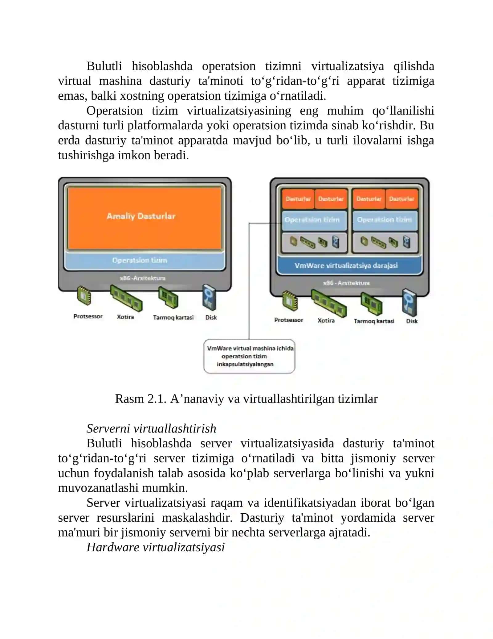 Ochiq kodli shaxsiy bulut yaratish va xizmatlarni virtuallash (Windows, Linux, Mobile) 2