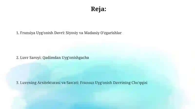 Luvr Saroyi: Qadimdan Uyg'onishgacha 2