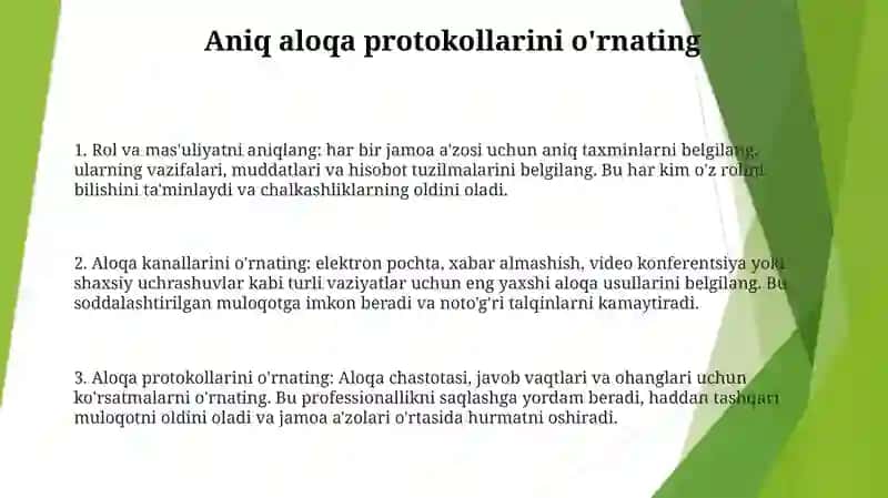 Jamoa Ichida Samarali Muloqotni Tashkil Etish Va Guruh Ishining Samaradorligini Oshirish Usullari 2