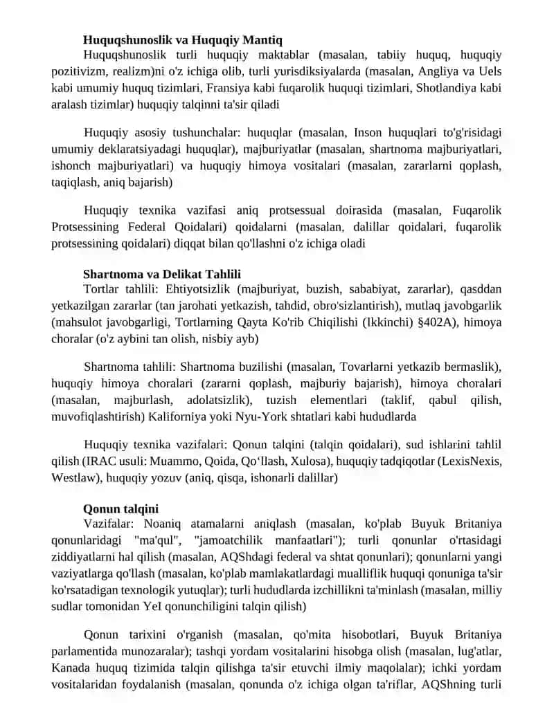Yuridik texnika fanining asosiy tushinchasi, funksiyasi va vazifalari 2