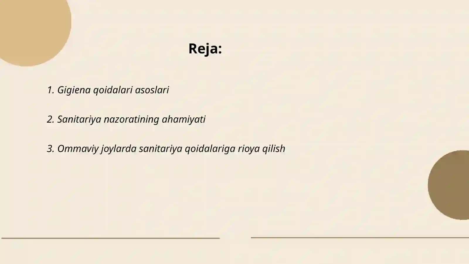 Gigiena qoidalari asoslari 2