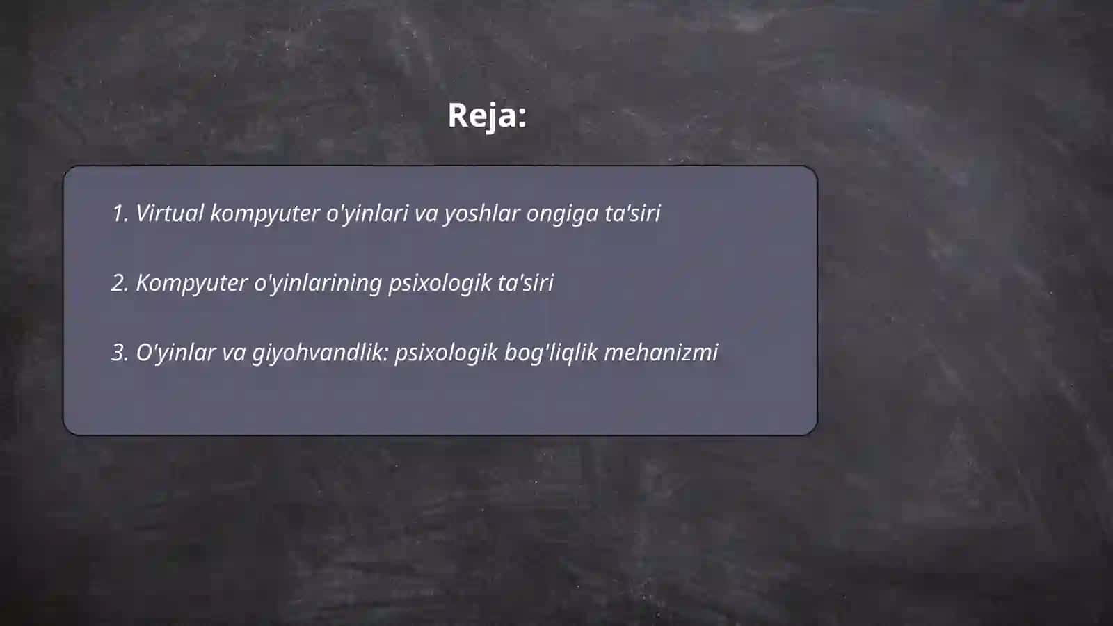 Virtual kompyuter o'yinlarining yoshlar ongiga tasiri ruhiy va jismoniy xatarlari 2