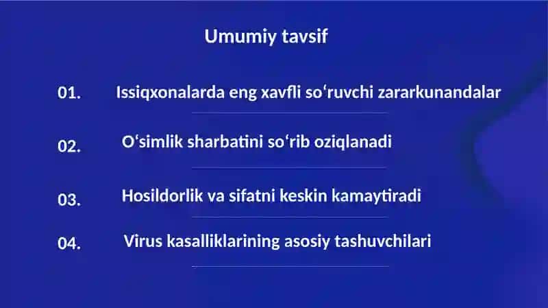 Issiqxona oqqanoti, fitofag kanalar hayot tarzi va zarari 2
