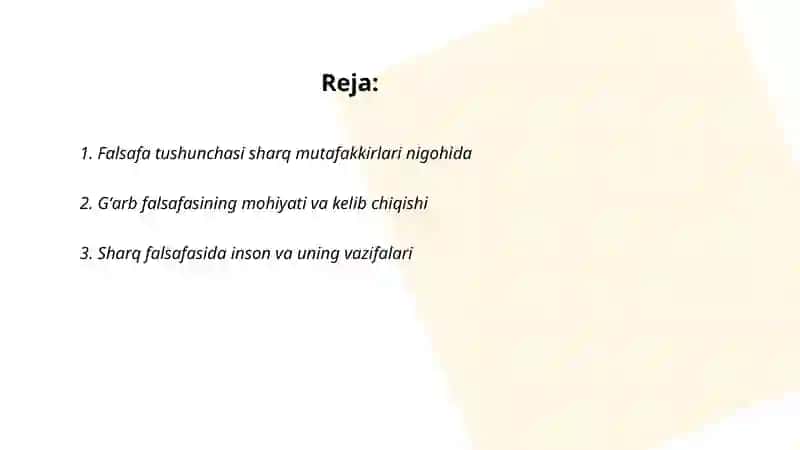 Falsafaning mohiyatiga oid sharq va gʻarb mutafakkirlari taʼriflarini tasniflash 2