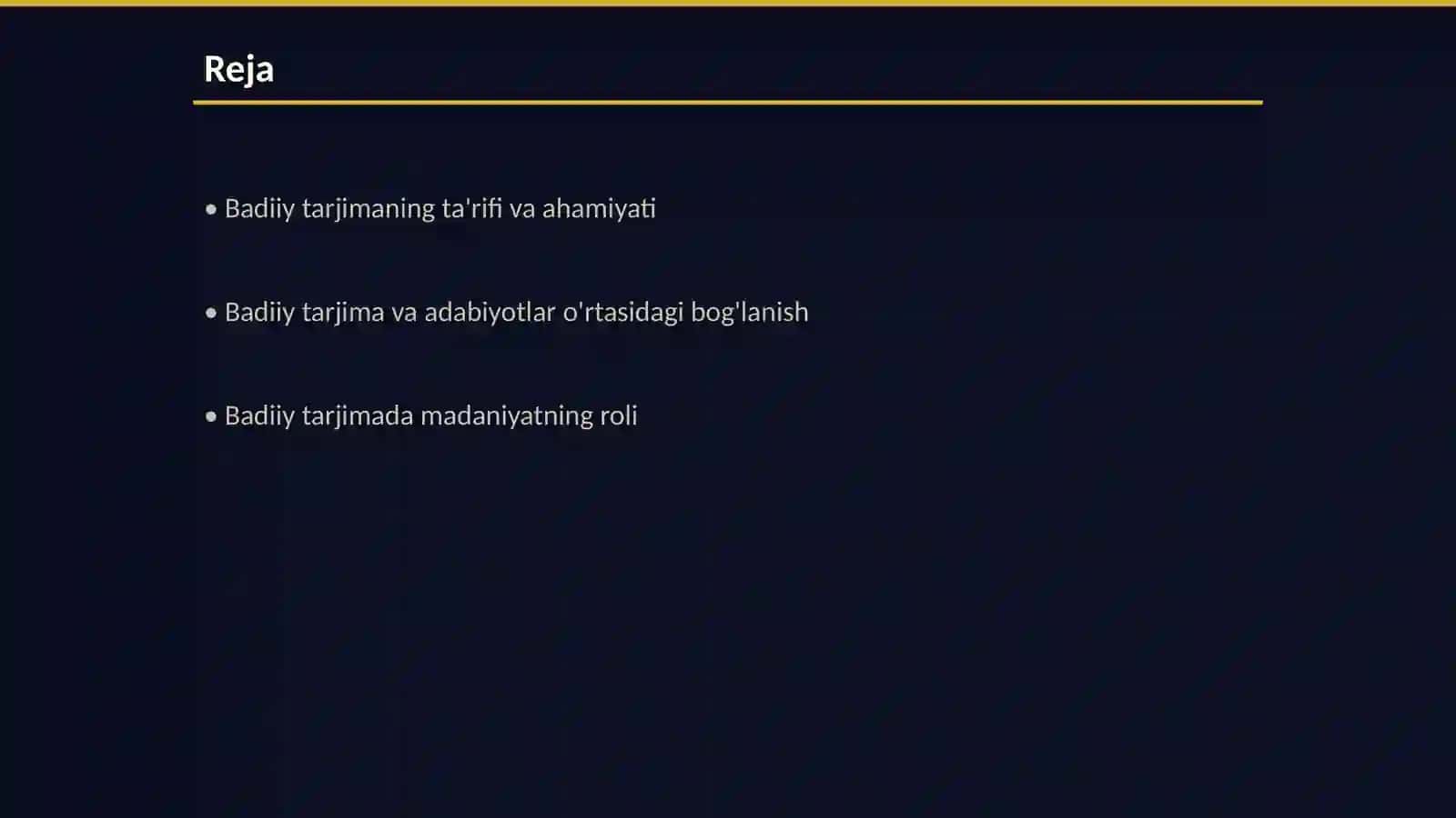 Badiiy tarjima masalalari 2